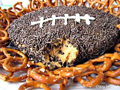 Peanut Butter Chocolate Chip Football